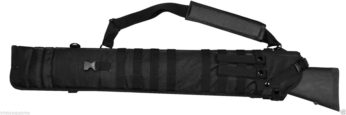 Tactical Scabbard Padded Case for Mossberg 590 shockwave case Hunting Storage Holster Bag Shoulder Military Security Atv Horse Motorcycle Truck Quad Carry Padded Bag Black 34 inches long. - TRINITY SUPPLY INC