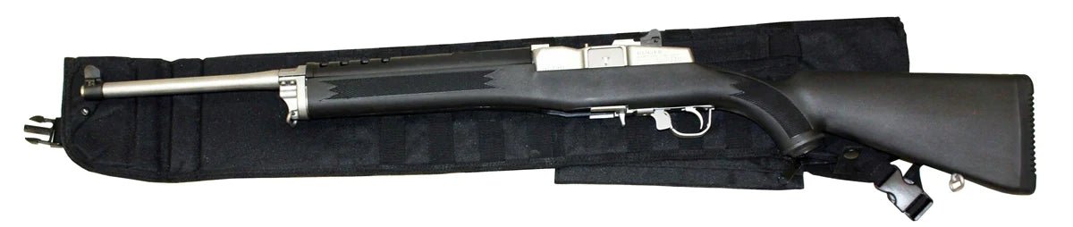 Tactical Scabbard Padded Case for Mossberg 590 shockwave case Hunting Storage Holster Bag Shoulder Military Security Atv Horse Motorcycle Truck Quad Carry Padded Bag Black 34 inches long. - TRINITY SUPPLY INC