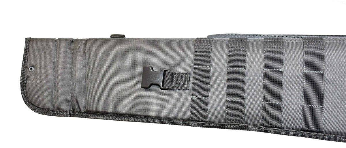 Tactical Scabbard Padded Case for Mossberg 590 shockwave case Hunting Storage Soft Range molle Holster Bag Shoulder Military Security atv Horse Motorcycle Truck Quad Carry Padded Bag Gray 34". - TRINITY SUPPLY INC