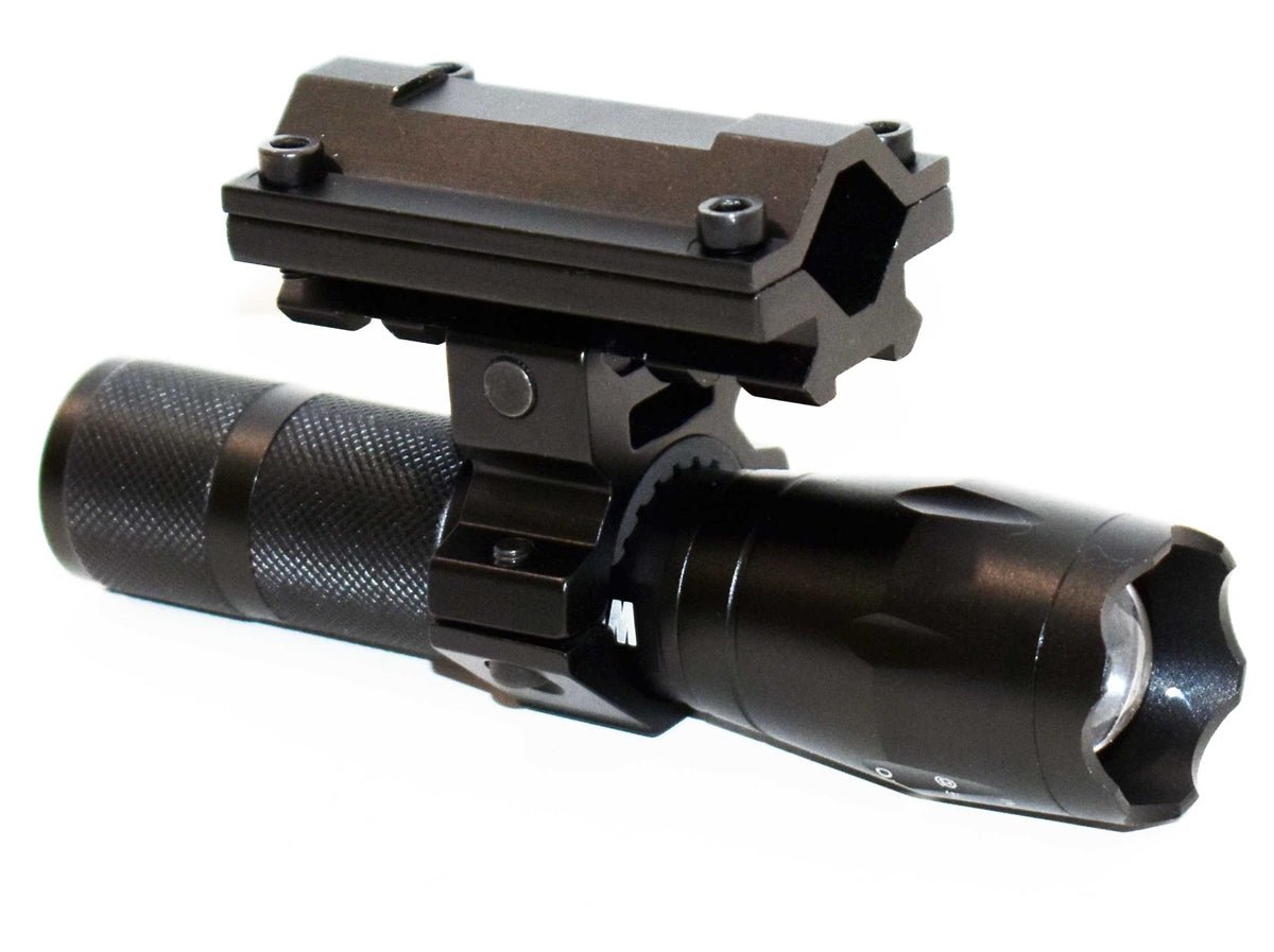 Trinity 1200 Lumen Flashlight With Mount Compatible With Ruger 10/22 Rifle. - TRINITY SUPPLY INC