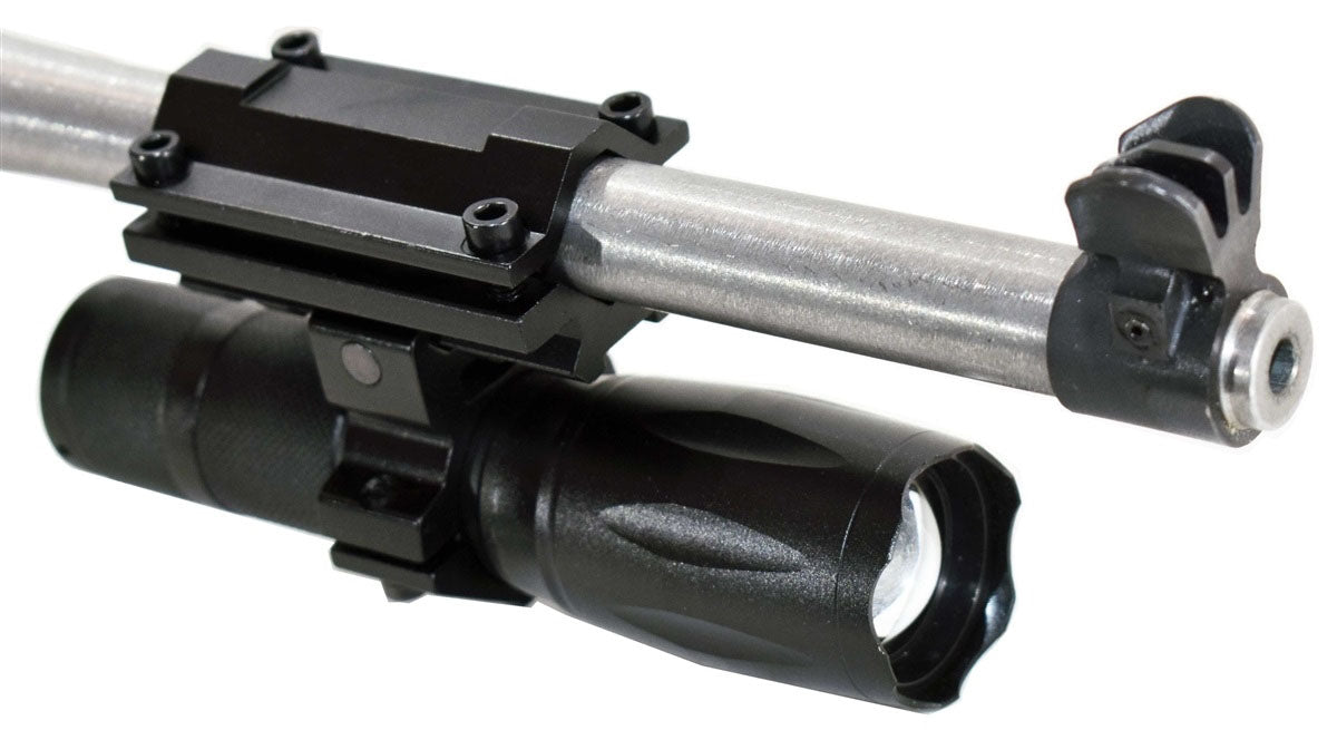 Trinity 1200 Lumen Flashlight With Mount Compatible With Ruger Mini 14 And Ruger Mini 30 Rifle. - TRINITY SUPPLY INC