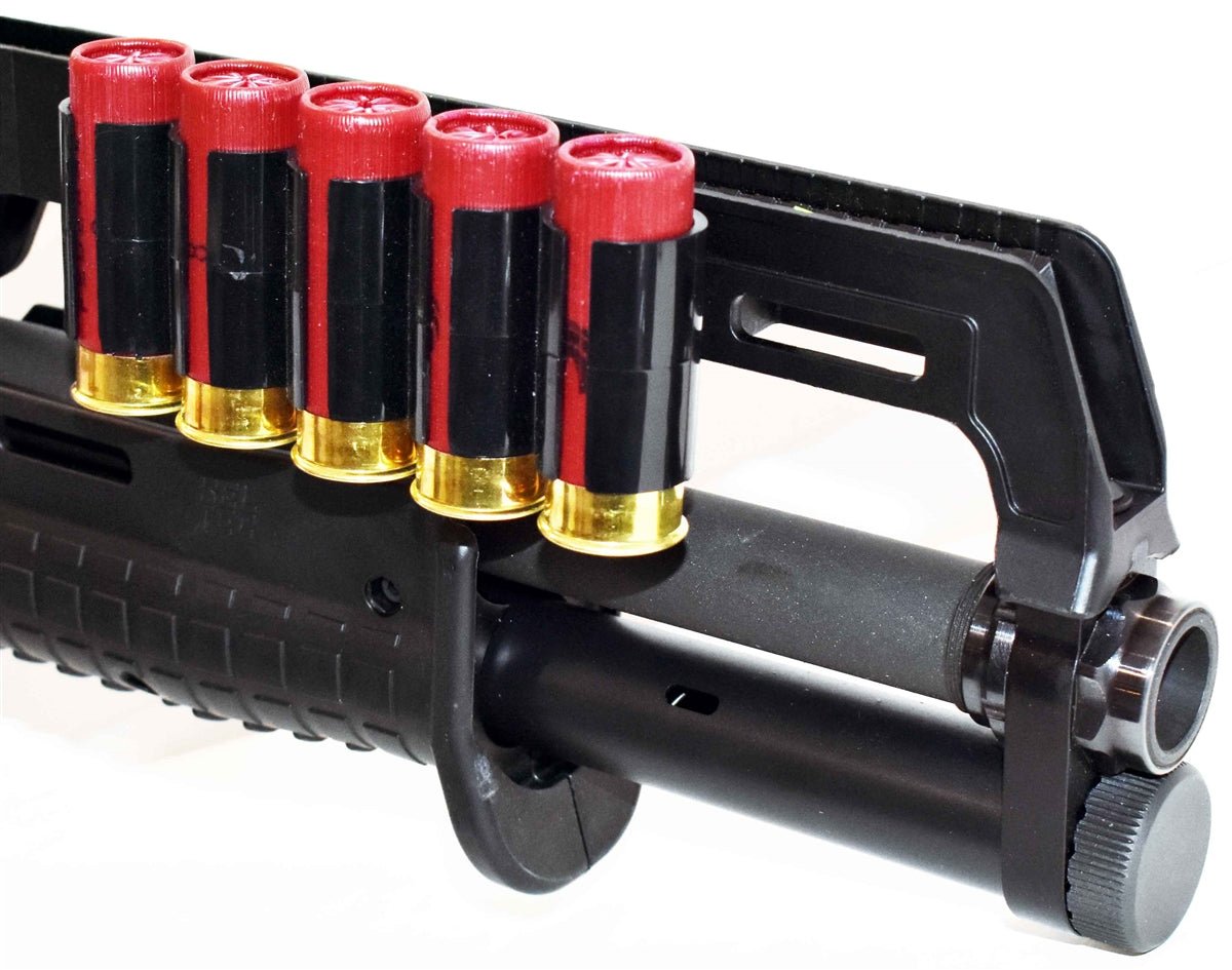 Trinity 5 Round Polymer Shell Holder With Base Mount Compatible With Kel-Tec KS7 12 Gauge Pump. - TRINITY SUPPLY INC