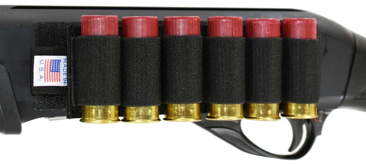 Trinity 6 Shell Holder for Mossberg 590A1 Shells Carrier Hunting Accessory Holder 12 Gauge Tactical Shell Pouch Ammo Shell Round slug Carrier Reload Adapter Target Range Gear. - TRINITY SUPPLY INC