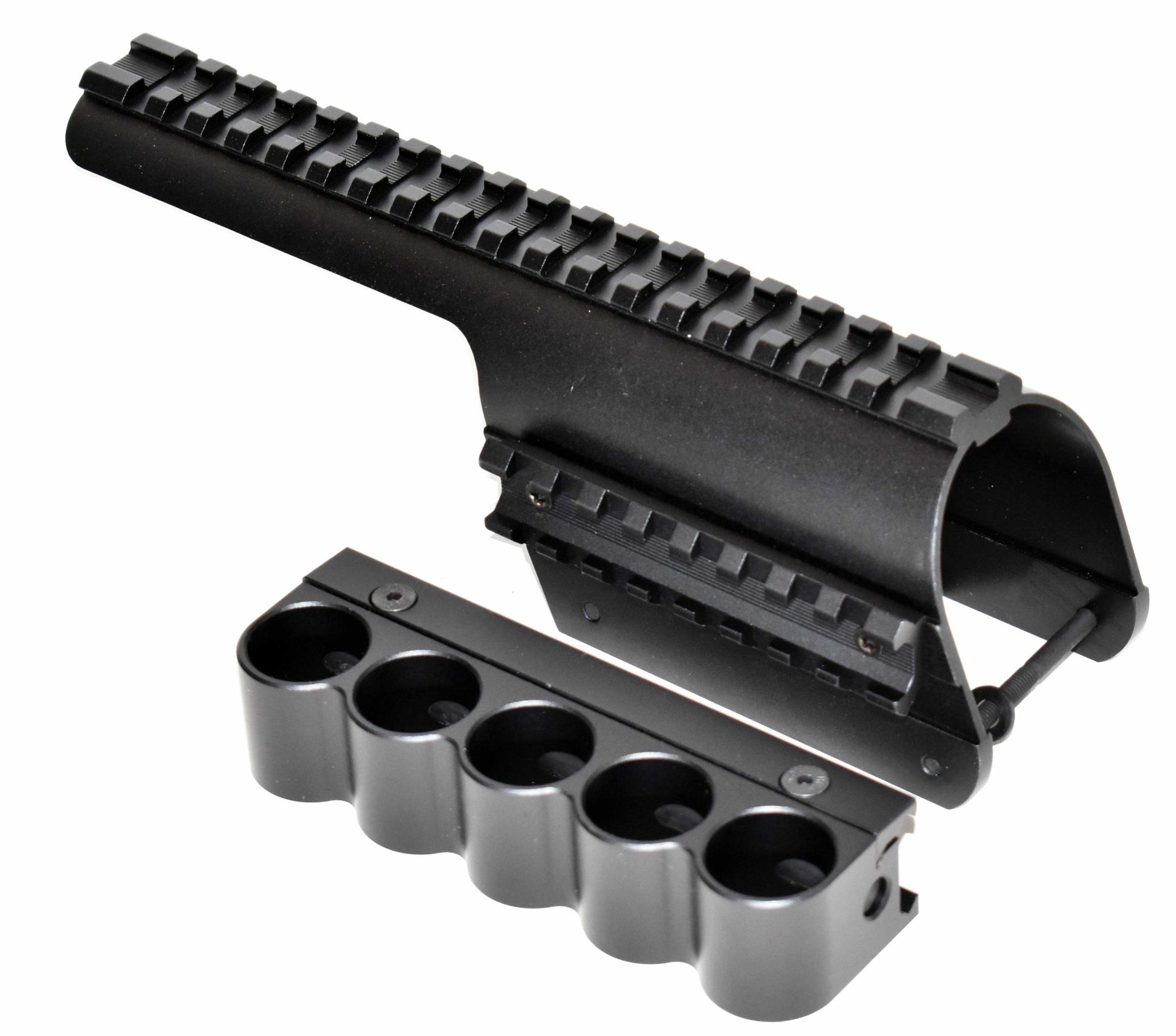 Trinity Base Mount Adapter Picatinny With Shell Holder Compatible With Benelli Nova And Benelli Super Nova Models 12 Gauge. - TRINITY SUPPLY INC