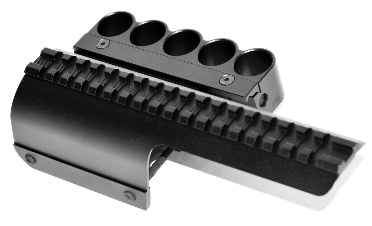 Trinity Base Mount Adapter Picatinny With Shell Holder Compatible With Benelli Nova And Benelli Super Nova Models 12 Gauge. - TRINITY SUPPLY INC