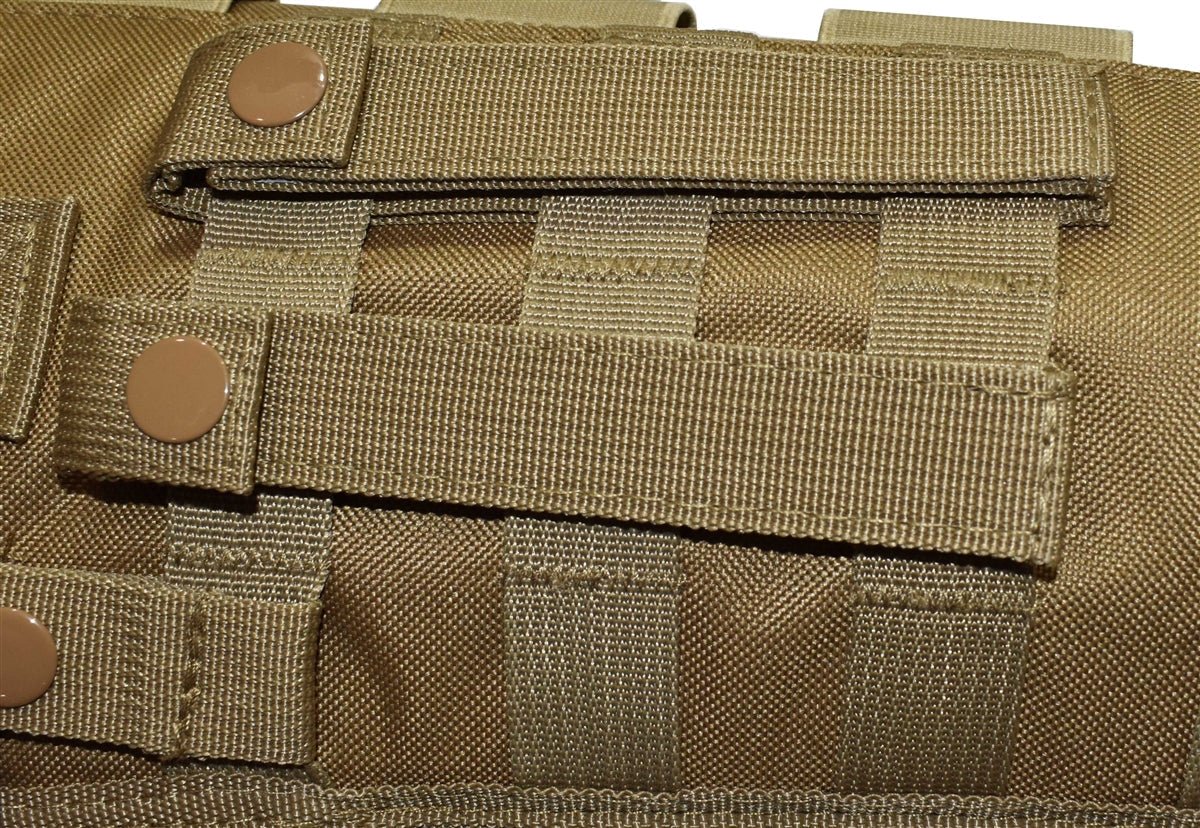 TRINITY mossberg 500 cruiser Scabbard Hunting Tactical Molle Soft Padded case ATV Horse Motorcycle Holder Adapter 25 inches Long Tan. - TRINITY SUPPLY INC