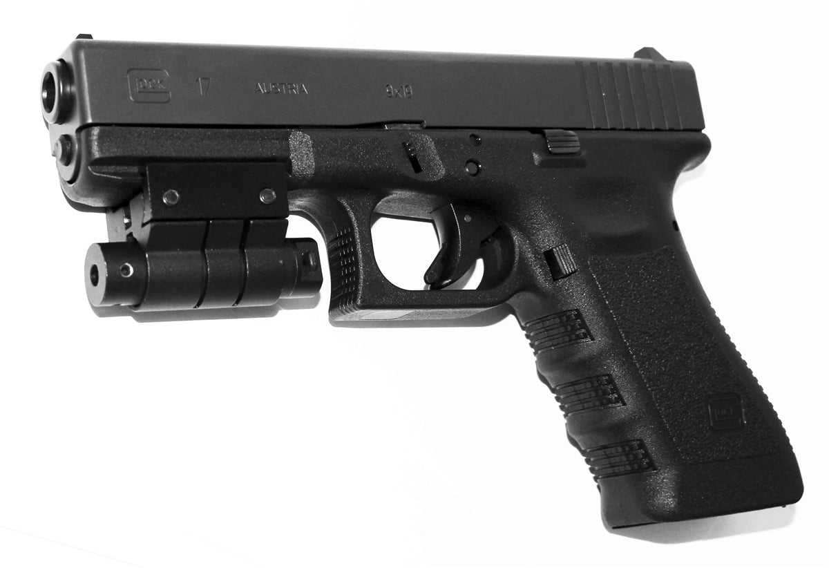 Trinity Red Dot Laser Sight Aluminum Black Compatible With Glock Model 17 Home Defense Accessory. - TRINITY SUPPLY INC