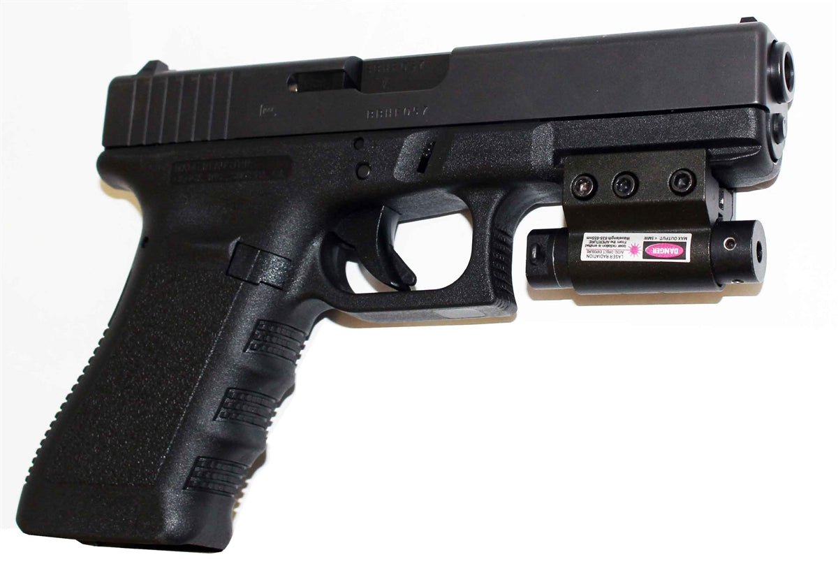 Trinity Red Dot Laser Sight Aluminum Black Compatible With Glock Model 17 Home Defense Accessory. - TRINITY SUPPLY INC