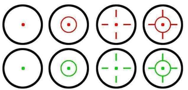 Trinity Reflex Sight Red Green Reticles With Saddle Mount Picatinny Rail Adapter Compatible With Remington 870 Tac-14 model 12 Gauge Pump. - TRINITY SUPPLY INC