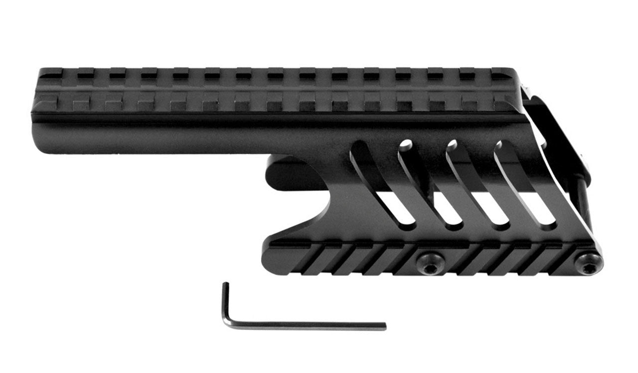 Trinity Saddle Mount Picatinny Base Compatible With Remington 870 tac-14 12 Gauge Pump. - TRINITY SUPPLY INC