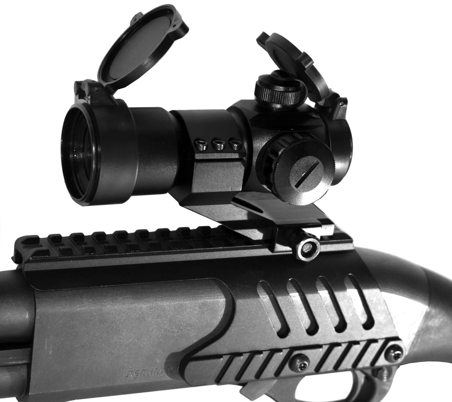 Trinity Saddle Mount Picatinny Base Compatible With Remington 870 tac-14 12 Gauge Pump. - TRINITY SUPPLY INC