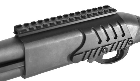 Trinity Saddle Mount Picatinny Base Compatible With Remington 870 tac-14 12 Gauge Pump. - TRINITY SUPPLY INC