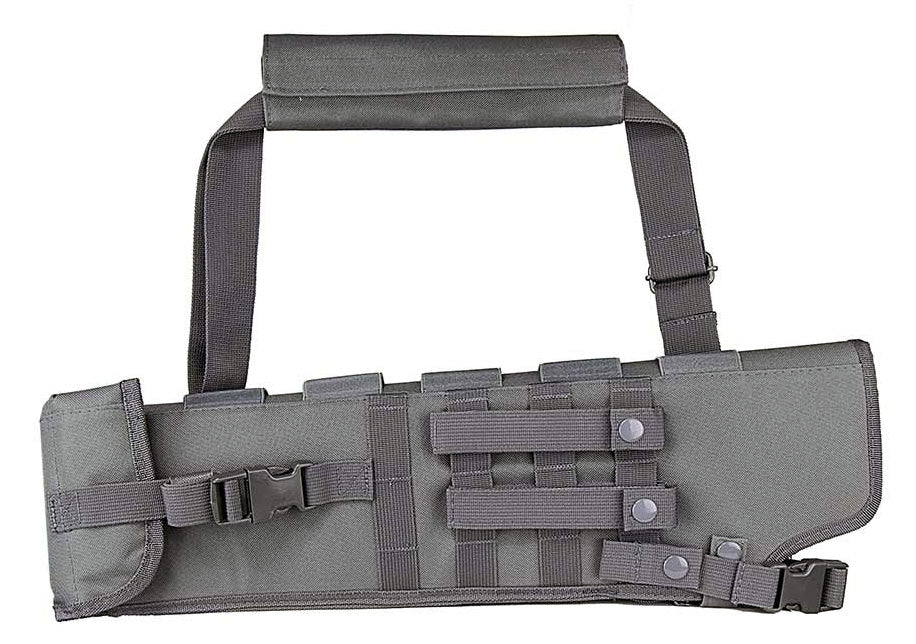 Trinity scabbard for Kel-Tec KSG - Pump Action Tactical case Hunting Storage Soft Range molle Holster Bag Shoulder Military Security ATV Horse Motorcycle Padded Bag Gray 25 inches. - TRINITY SUPPLY INC