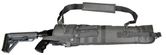 Trinity Tactical Scabbard Gray Compatible With Short Barrel Shotguns Range Bag Hunting Shoulder Bag. - TRINITY SUPPLY INC