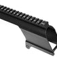 Winchester 1200 12 gauge saddle mount picatinny rail adapter aluminum black. - TRINITY SUPPLY INC