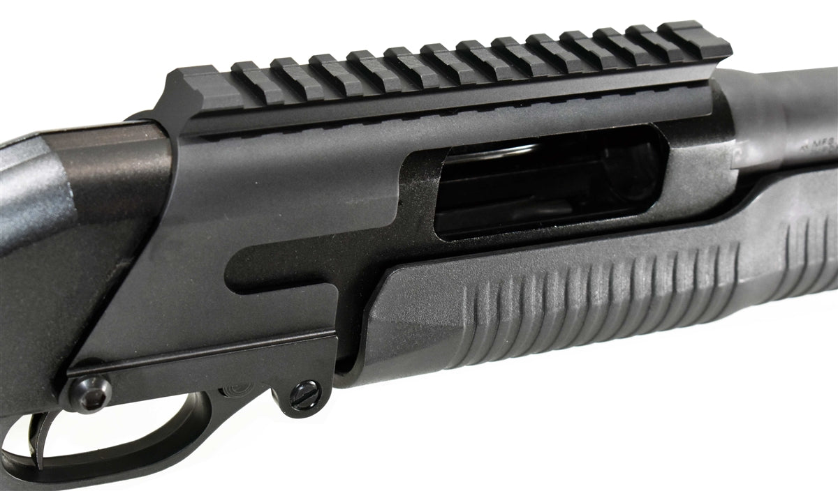 Trinity Saddle Mount Picatinny Rail Adapter Compatible With Winchester 1200-1500 12 Gauge Pump.