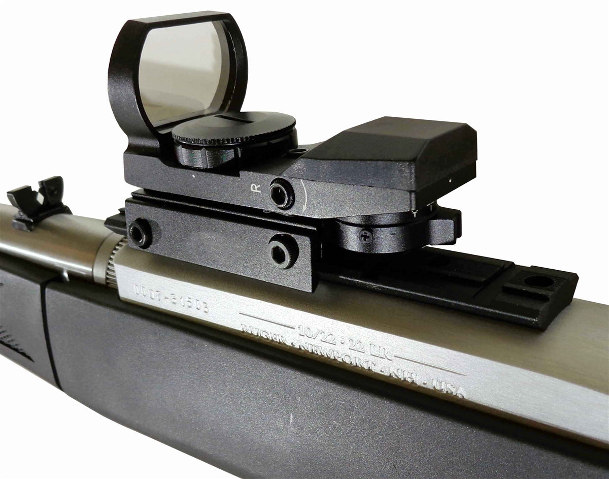 ruger model 10/22 rifle optics upgrade reflex sight.