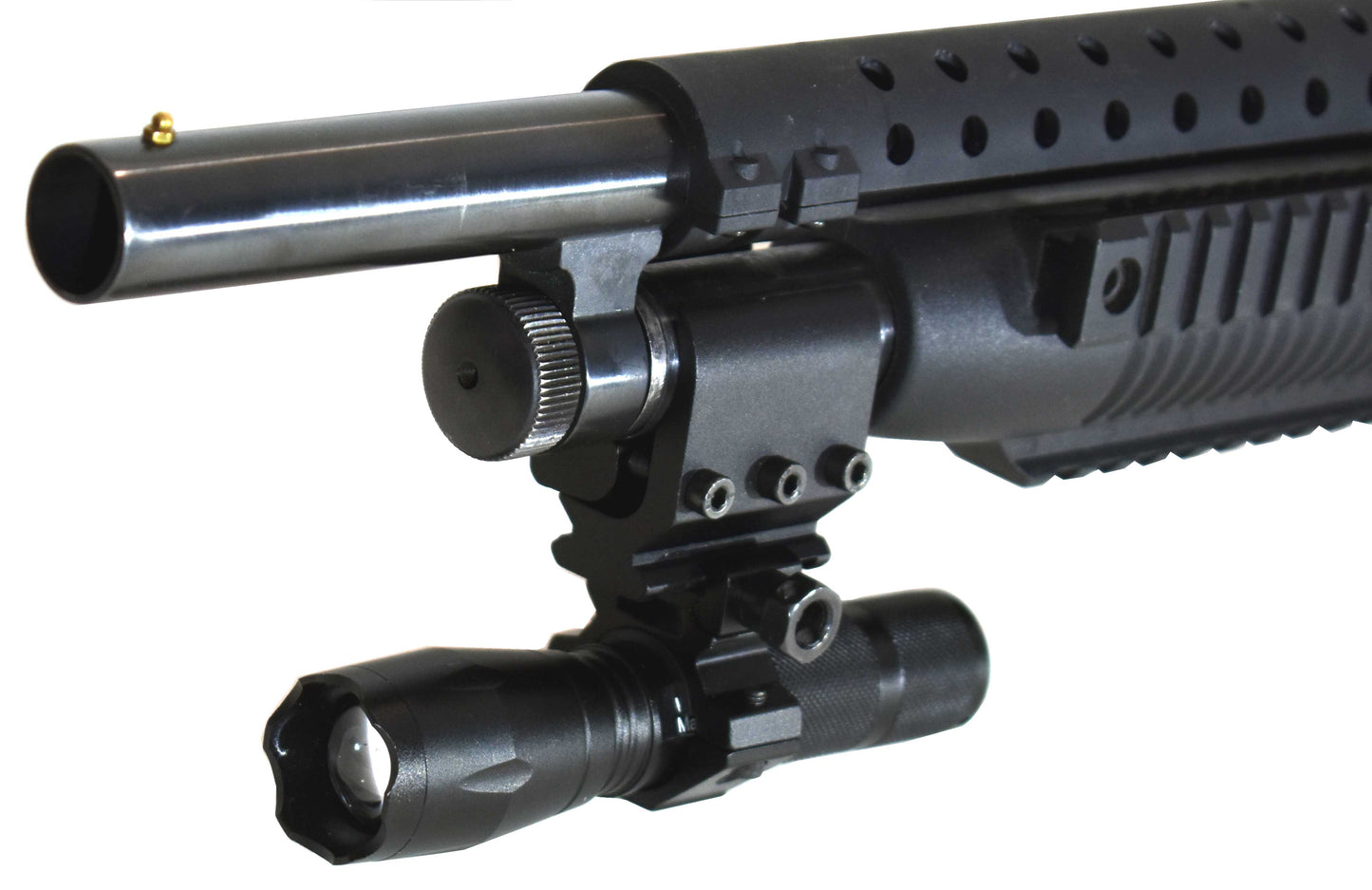 Mossberg 590 12 gauge pump picatinny base mount hunting tactical home defense.