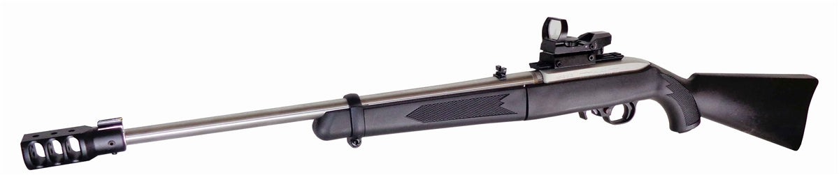 ruger model 10/22 rifle sight and rail combo.