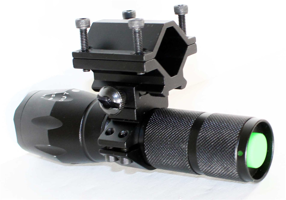 Tactical 1000 Lumen Flashlight With Mount Compatible With H&R Pardner 1871 12 Gauge Shotguns.