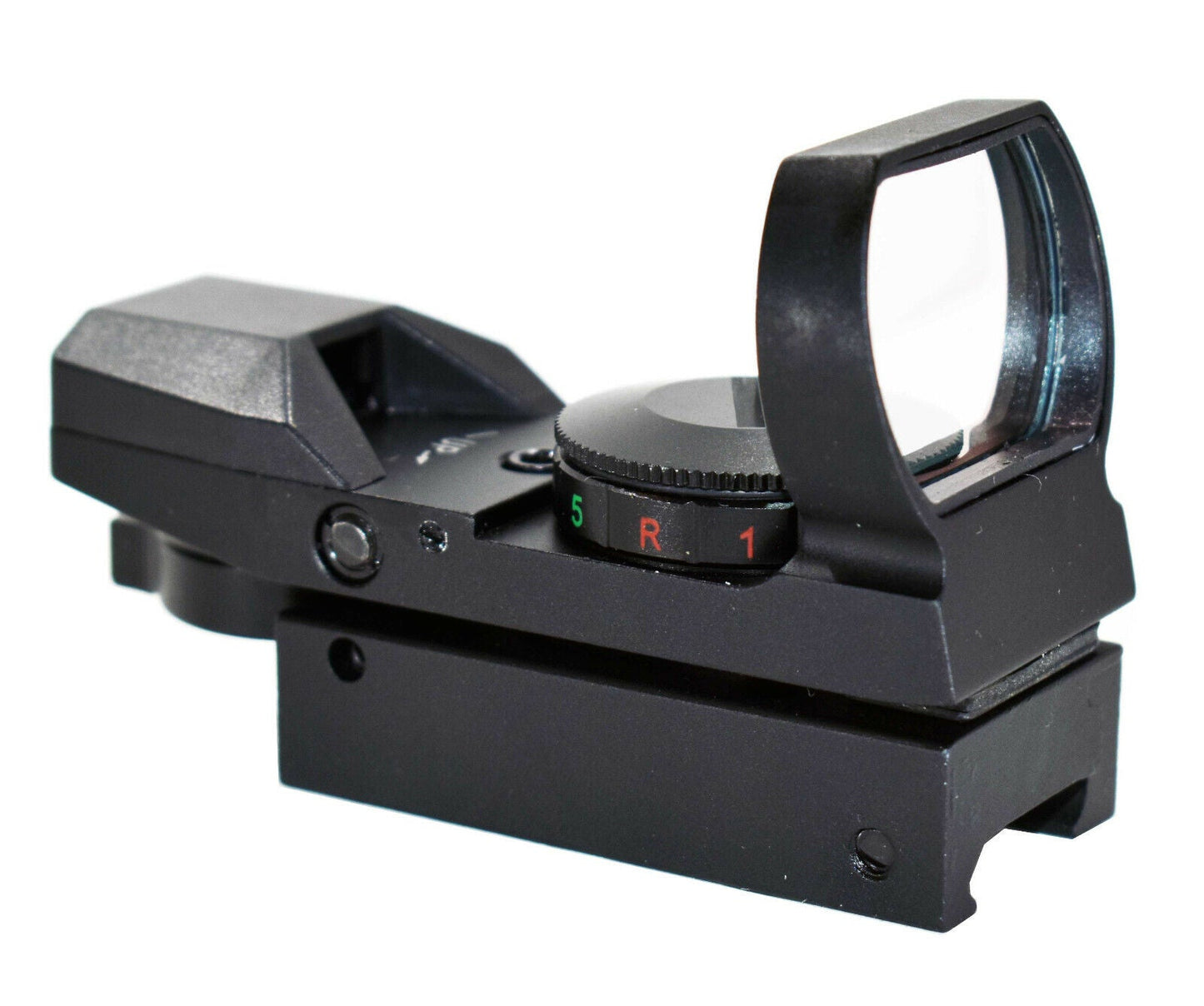 Trinity Reflex Sight Red Green Reticles With Saddle Mount Picatinny Rail Adapter Compatible With Remington 870 Tac-14 model 12 Gauge Pump.