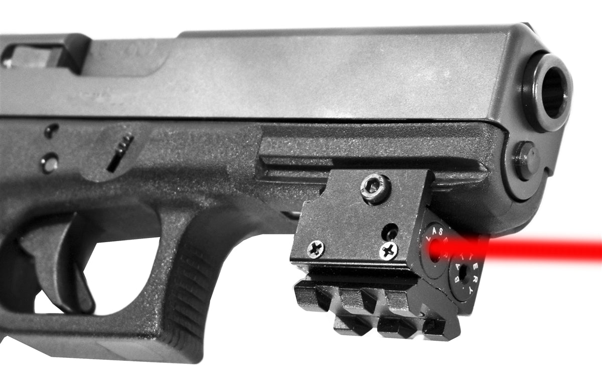 Trinity Red Dot Laser Sight Aluminum Black Compatible With Glock 17 Models Home Defense Accessory.