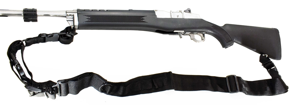 Tactical 2 Point Sling Black Compatible With Ruger 10/22 Model.