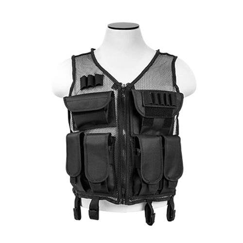 Tactical Mesh Vest Black Hunting Gear.