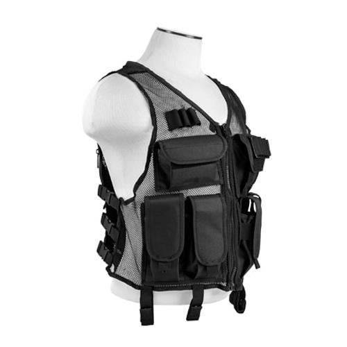 Tactical Mesh Vest Black Hunting Gear.