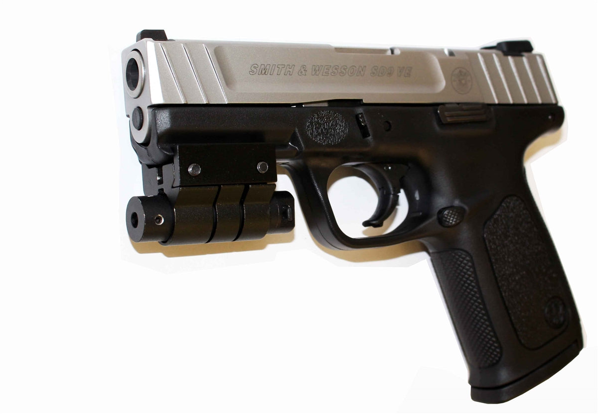 smith and wesson sd9ve pistol red laser