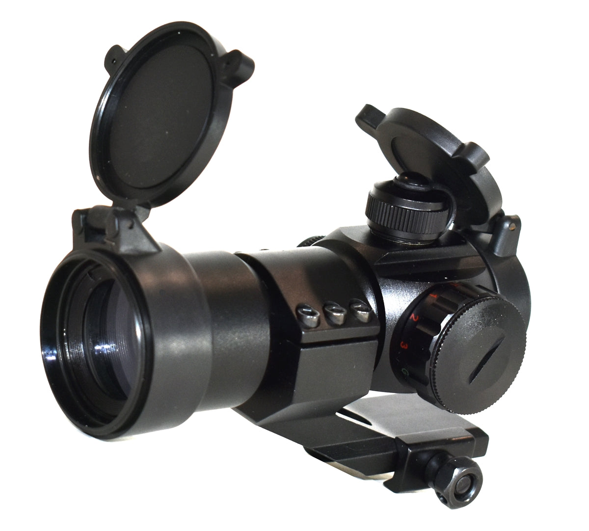 Tactical Red Green Blue Dot Sight Picatinny Style Compatible With Rifles.