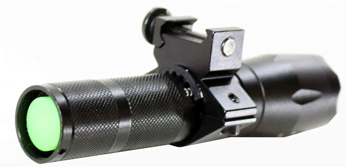 Trinity 1200 Lumen Flashlight With Mount Compatible With Rifles.