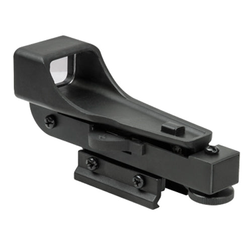 Tactical Red Dot Reflex Sight Aluminum Black With Base Mount Compatible With Mossberg 500 12 Gauge Pump.