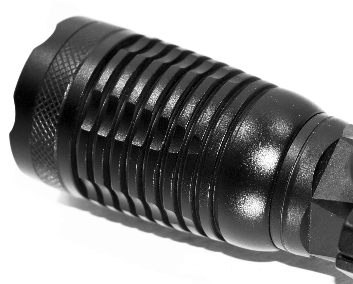 Tactical 1500 Lumen Flashlight With Mount Compatible With Stevens 320 20 gauge Pump.