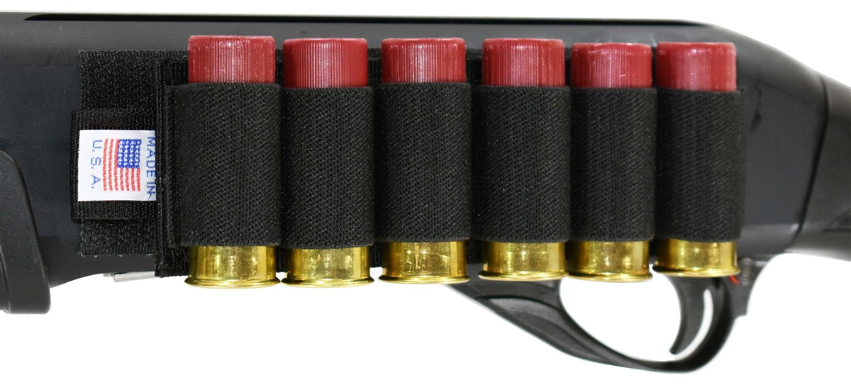 Trinity 6 Shell Holder for Mossberg 590A1 Shells Carrier Hunting Accessory Holder 12 Gauge Tactical Shell Pouch Ammo Shell Round slug Carrier Reload Adapter Target Range Gear.