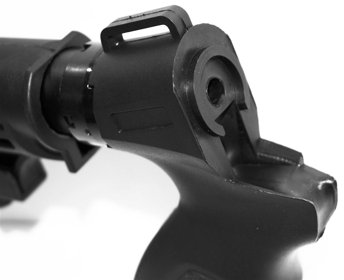 Tactical Adjustable Stock With Butt Pad Compatible With Mossberg 590A1 12 Gauge.