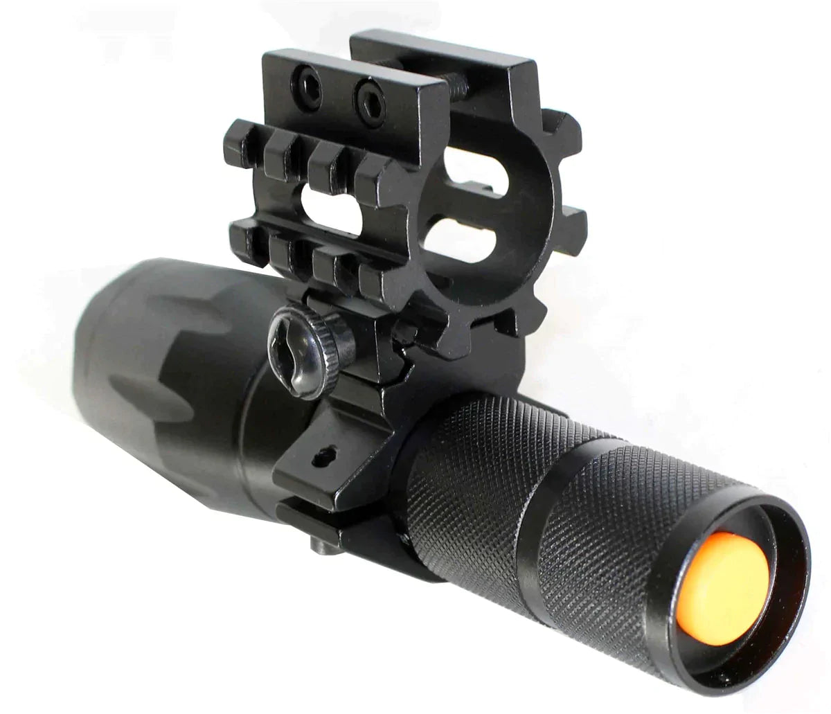 tactical flashlight for escort aim guard 12 gauge pump.
