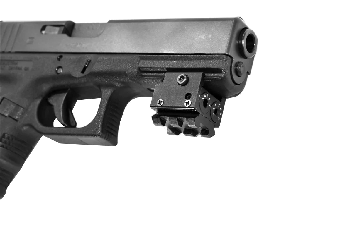 glock 17 pistol red laser accessories.