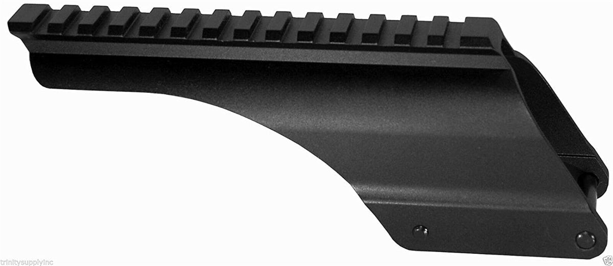 Trinity Saddle Picatinny Mount Adapter With 4x32 Scope Mil Dot Reticle For H&R Pardner 1871 12 Gauge Pump.