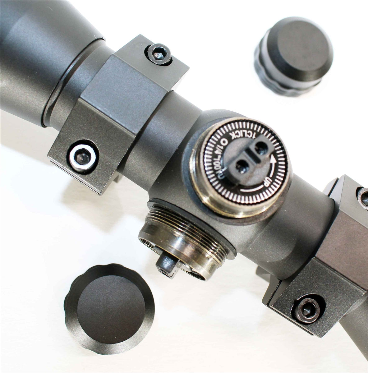 TRINITY 4x32 Mil-Dot Reticle Scope With Saddle Mount Compatible With Mossberg Maverick 88 12 Gauge Pump.