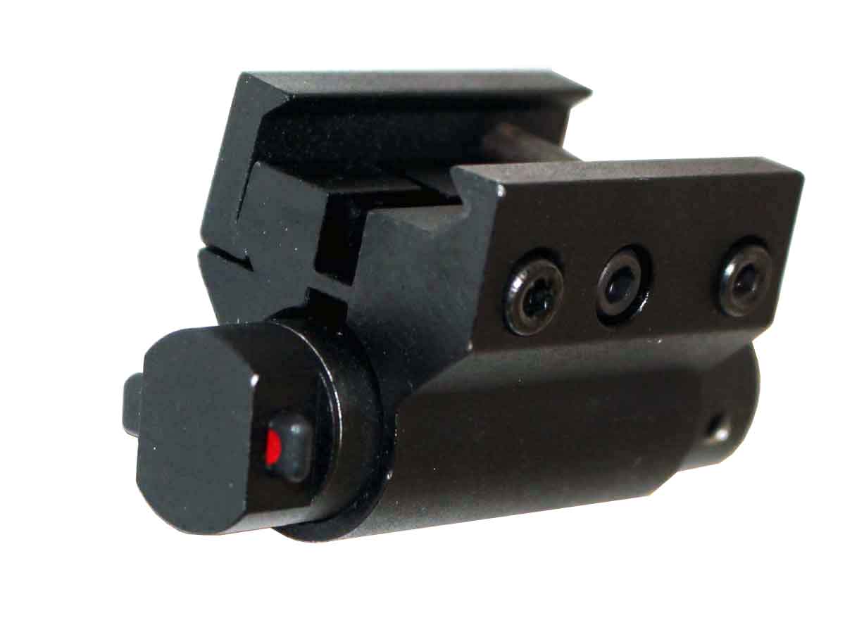 tactical picatinny mounted red laser for shotguns.