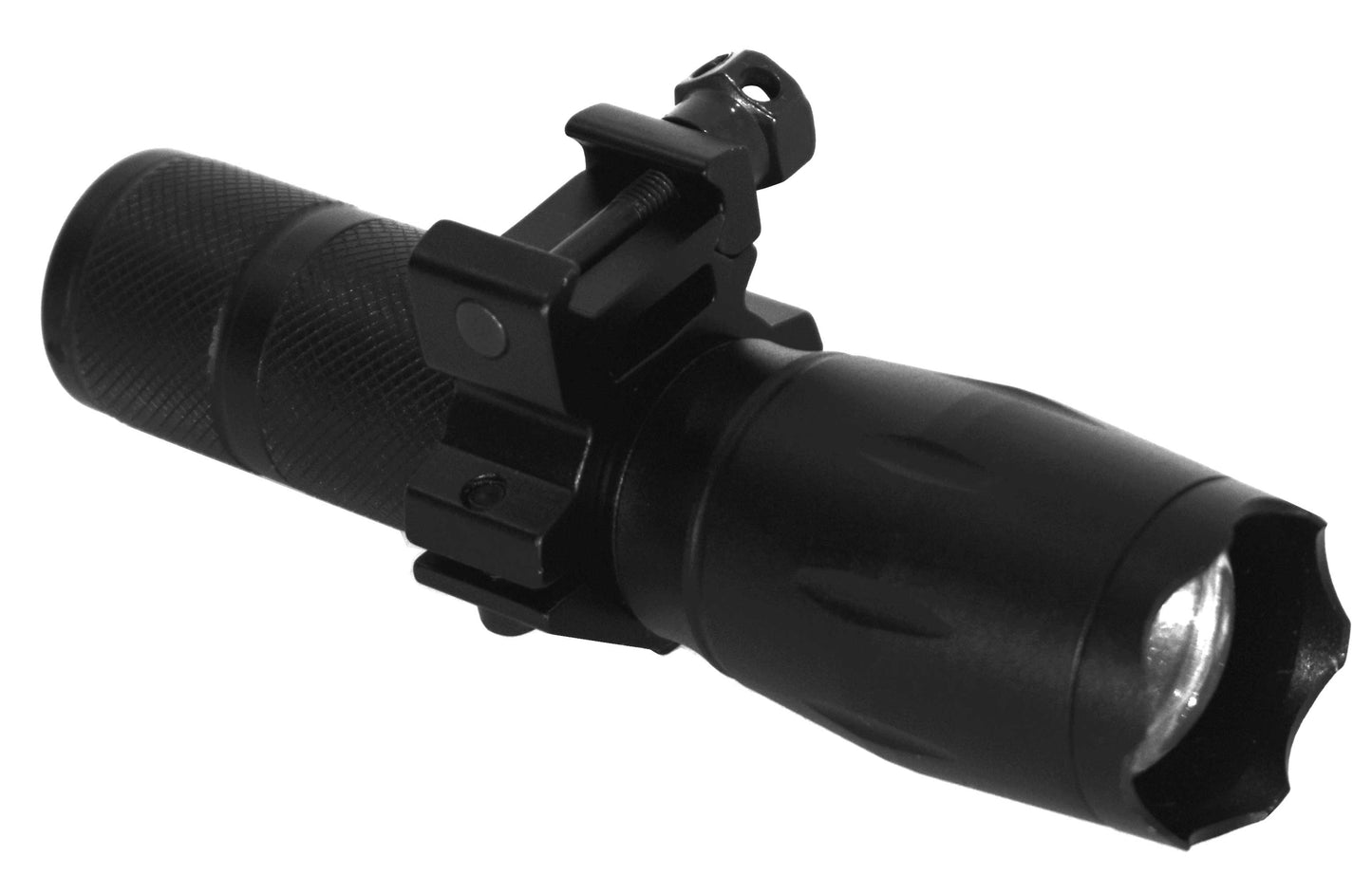 Tactical 1000 Lumen Flashlight With Mount Compatible With Mossberg 500 12 Gauge Pumps.