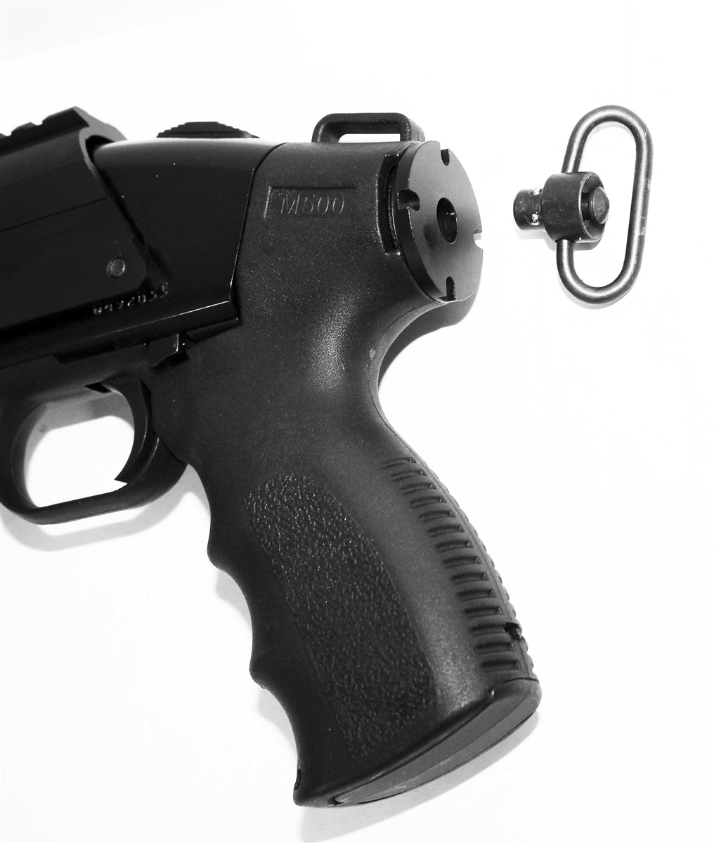 Trinity Swing Swivel End Cap For Mossberg 500 Grip Aluminum Black Hunting Tactical Accessory.