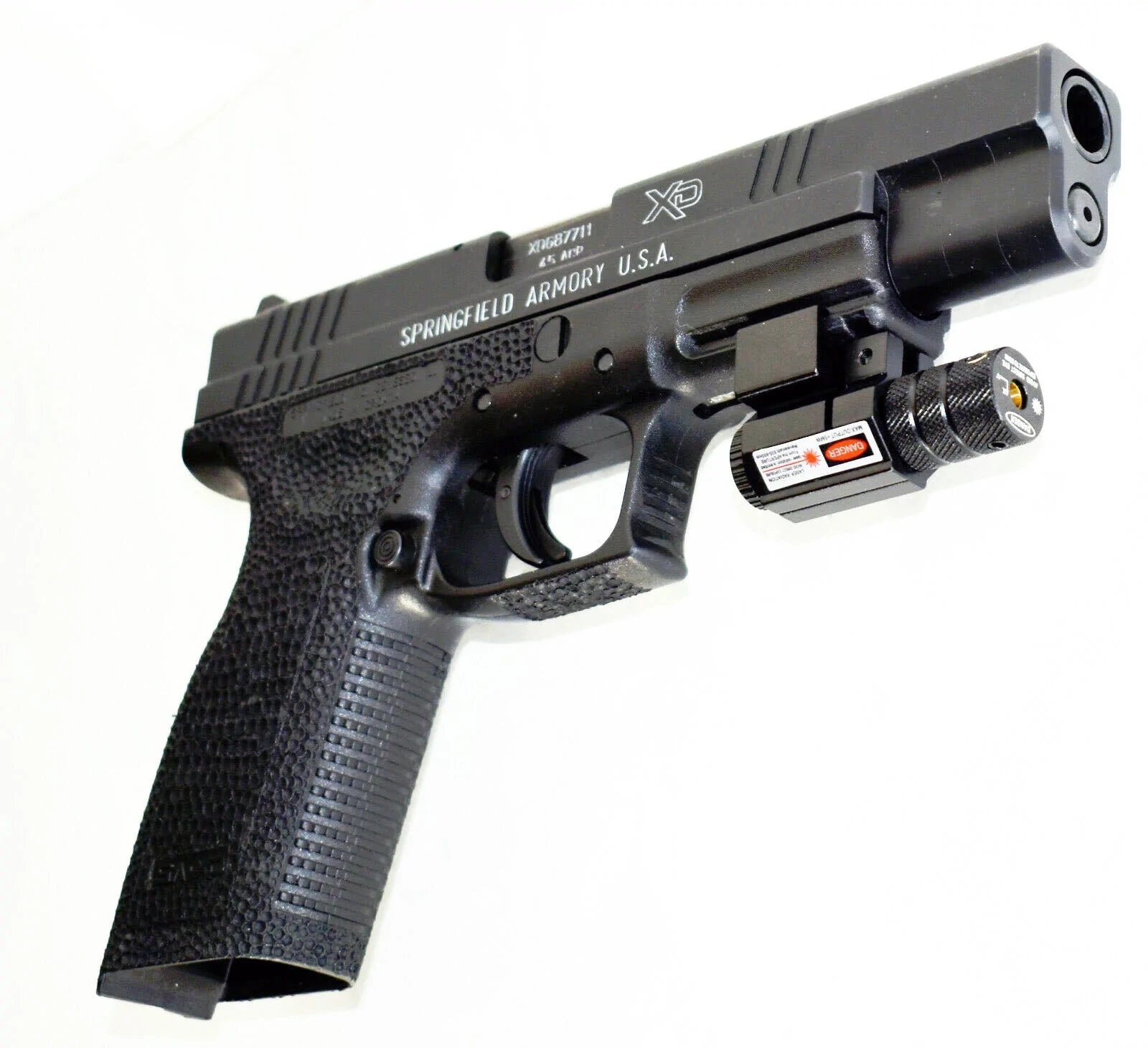 beretta 92x handgun red laser sight.