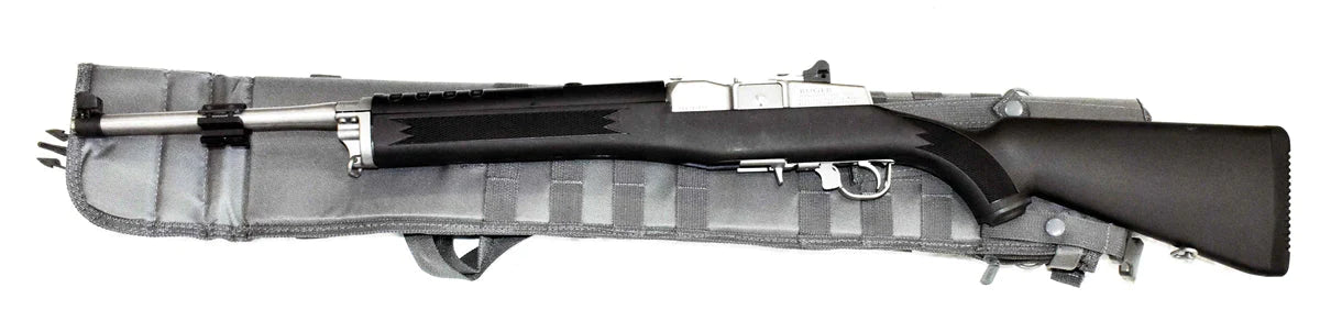 Tactical case for Maverick 88 12 gauge shotgun gray scabbard padded hunting.