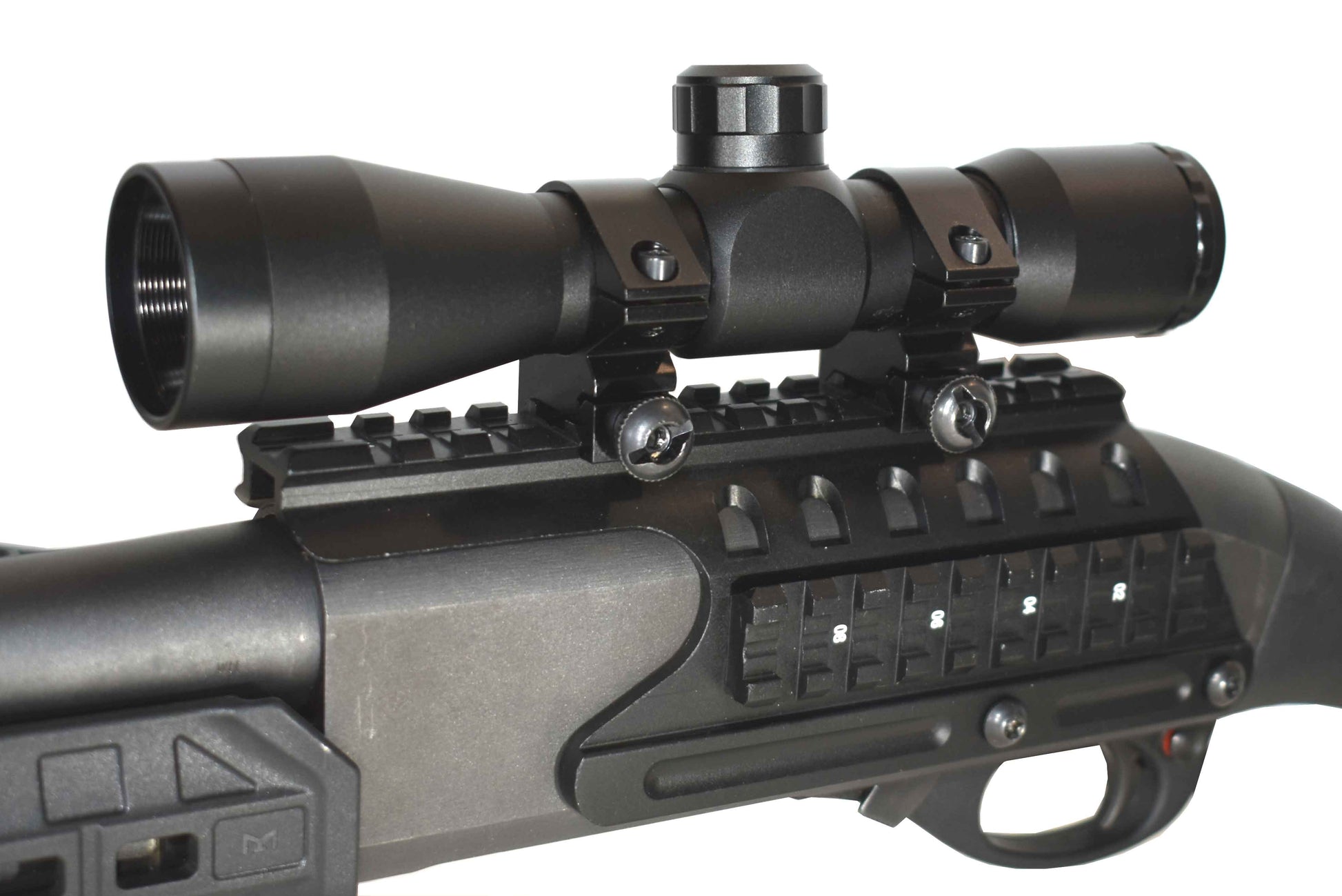 remington 870 12 gauge pump scope sight combo.