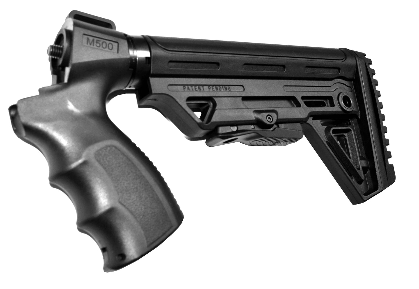 Tactical Fury Stock Compatible With Mossberg 500 12 Gauge Pump.